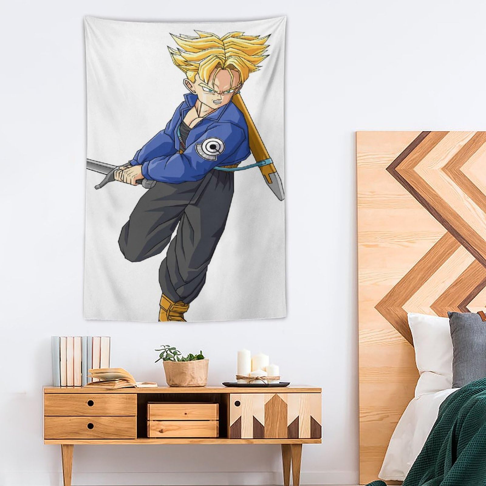 Amazon.co.jp: タペストリー ドラゴンボールZ トランクス 可愛い